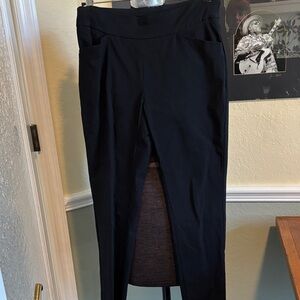 Chico's Classic Black Straight Leg Pants